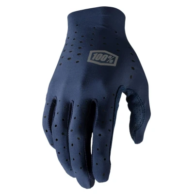 Abbildung von 100% Unisex Adult Sling Bike Gloves Navy M Handschuhe, Marineblau,