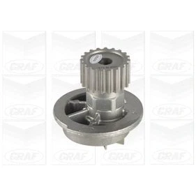 Abbildung von GRAF PA696 Wasserpumpe 19 mit Dichtring mechanisch Stahlblech 56,25 für Zahnriementrieb CHEVROLET: Lacetti Kombi, Limousine