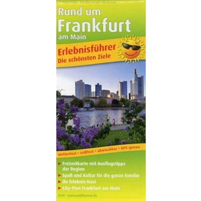 Abbildung von Rund um Frankfurt am Main: Erlebnisführer mit Informationen zu Freizeiteinrichtungen auf der Kartenrückseite, wetterfest, reißfest, GPS genau. 1:150 000 (Erlebnisführer: EF)