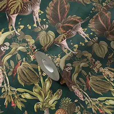 Abbildung von METROPOLIS BY MICHALSKY LIVING Vliestapete &quot;Change is good, Jungle Joy&quot;, floral botanisch tropisch, Designertapete Tapete Dschungel