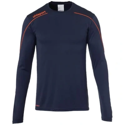 Abbildung von uhlsport Kinder Stream 22 Langarm Trikot, Marine/Fluo rot, 128