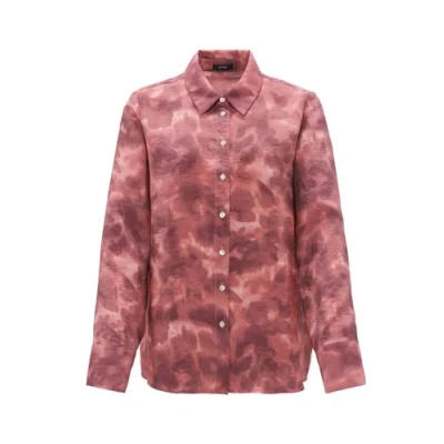 Abbildung von Opus Langarm Falkina Faded Hemdbluse, Damen, Größe: 36, Mellow rose