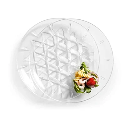 Abbildung von Sagaform Unisex Erwachsene Picknick Teller, klar, 26cm