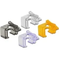 Abbildung von Delock Kabelverbinder Sortiment 86420 RJ45 Reparatur Clip 16 Stück (2 pro Farbe)