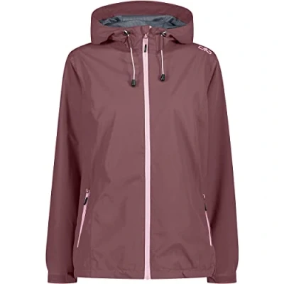 Abbildung von CMP Damenjacke mit fester Kapuze, Pflaume, XXXL