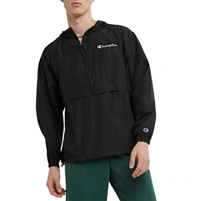 Abbildung von Champion Herren Jacke Packbare Jacke, Schwarz 549369, L