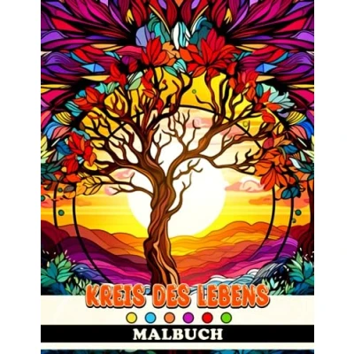 Abbildung von Im Malbuch &#039;Kreis des Lebens&#039;: Lebhafte Mandalas keltische und Naturkreise Malvorlagen für Jugendliche Erwachsene zum Entspannen Stressabbau