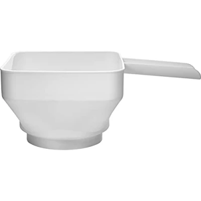 Abbildung von Browin 139199 Kunststoff Universal Trichter für Einmachgläser Vierkanttrichter Ø52 85 mm, Weiß