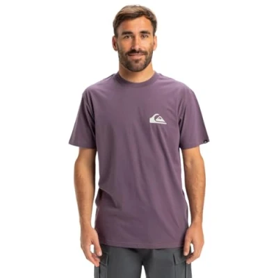 Abbildung von Quiksilver EV MINI LOGO Tshirt basic, Herren, Größe: XS, Purple