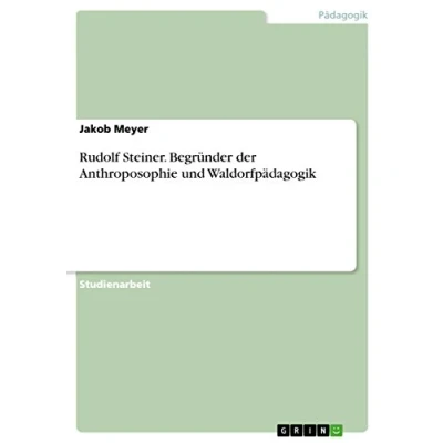 Abbildung von Rudolf Steiner. Begründer der Anthroposophie und Waldorfpädagogik