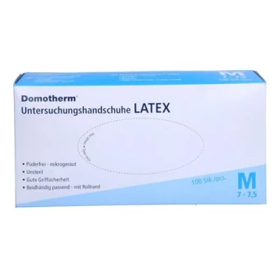 Abbildung von Domotherm Unt.handschuhe Latex unsteril 100 St