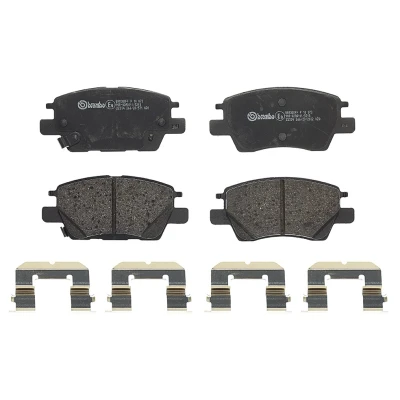 Abbildung von BREMBO P 10 073 Bremsbelagsatz mit akustischer Verschleißwarnung Zubehör CHEVROLET: Cruze Limousine, Volt I, OPEL: Ampera e