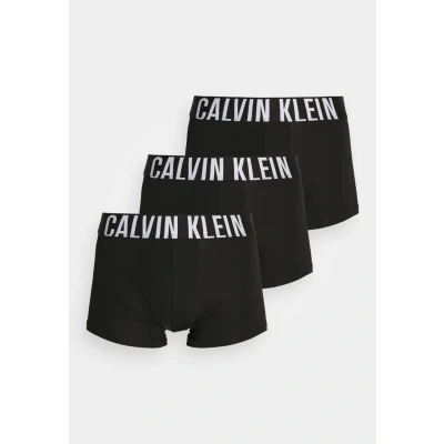 Abbildung von Calvin Klein Herren 3er Pack Boxershorts Trunks Unterwäsche, Schwarz (Black/Black/Black), XS