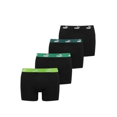 Abbildung von PUMA Boxershorts BW MEN PROMO ELEMENTS SOLID BOXER 4P (Packung, 4 St., 4er Pack)