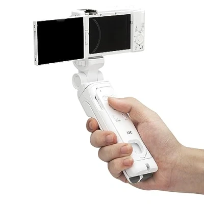 Abbildung von JJC Handgriff Stativ mit Bluetooth Fernbedienung für Sony a7 IV ZV E10 1 1F a7R V III a1 a9 a9II A7C II, R, A7SIII a6600 a6400 RX100VII Kamera ersetzt GP VPT2BT