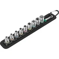 Abbildung von Wera 05003883001 Belt 4 Zyklop Steckschlüsseleinsatz Satz, 1/4&quot; Antrieb, 9 teilig