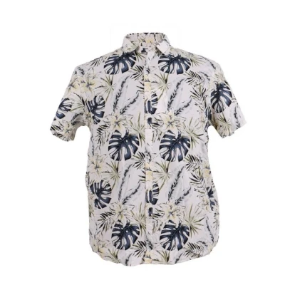 Abbildung von Jack &amp; Jones Jjhawaii Shirt Hemd, Herren, Größe: 4XL, Cloud dancer