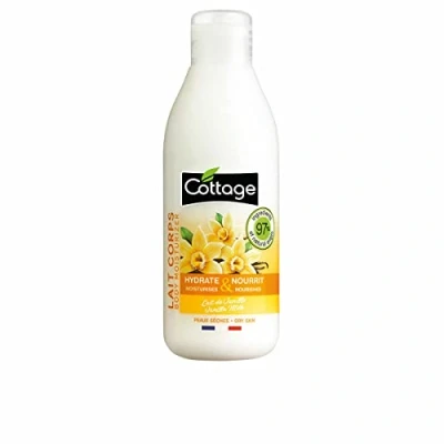 Abbildung von Feuchtigkeitsspendende Körpermilch mit Vanillegeschmack, 200 ml, Cottage
