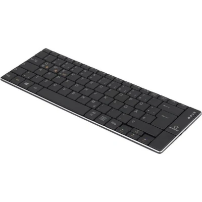 Abbildung von Renkforce RF DS SLIMBT Bluetooth® Tastatur Deutsch, QWERTZ Schwarz Wiederaufladbar