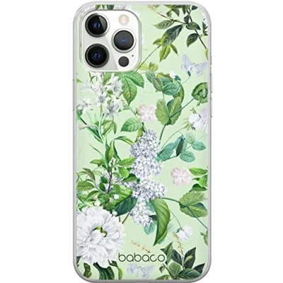 Abbildung von Babaco ERT Group Handyhülle für iPhone 12/12 PRO Original und offiziell Lizenziertes Muster Flowers 038 optimal an die Form des Handy angepasst, hülle aus TPU