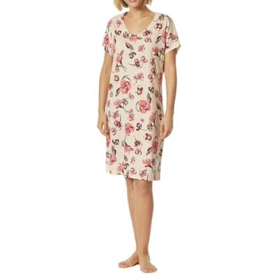 Abbildung von Schiesser Damen Sleepshirt 1/2 Arm Nachthemd, Beige, 38