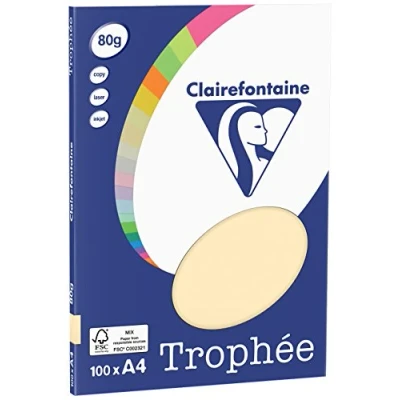 Abbildung von Clairefontaine Kopierpapier Pollen A4 80g/qm 100 Blatt chamois