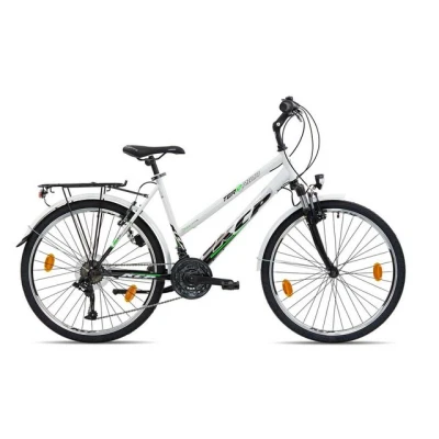 Abbildung von KCP Trekkingrad Terrion Wild Catt, 18 Gang LTwoo V5009 Schaltwerk, Kettenschaltung, ATB 26 Zoll Herren Damen 160 180 cm Trekking Fahrrad