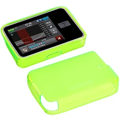 Abbildung von foto kontor Hülle kompatibel mit Tandem T:Slim X2 Tasche Gummi TPU Schutzhülle grün