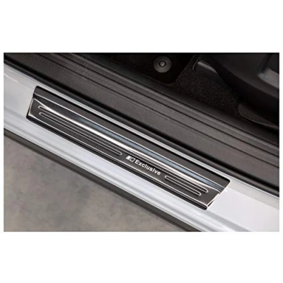 Abbildung von tuning art XF506 1 Edelstahl Einstiegsleisten Set passend für Mazda CX 5 2 2017 , Farbe:Anthrazit