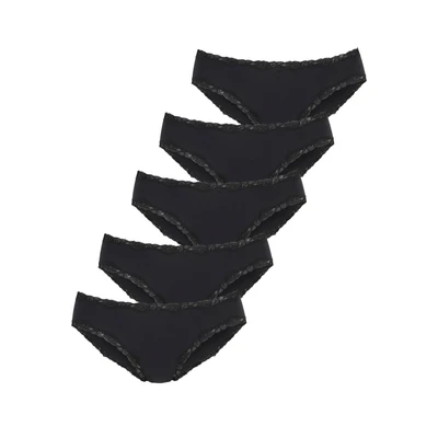 Abbildung von Vivance JAZZ 5 PACK Slip, Damen, Größe: 32/34, Schwarz