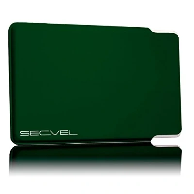 Abbildung von Patentierte Schutzhülle RFID NFC &amp; Magnetfeld Blocker Kartenschutz für Kreditkarte, EC Karte, Personalausweis Kartenschutzhülle gegen Datenklau 100% Datenschutz geprüft von CTC/advanced (member of RW TÜV Group) Green