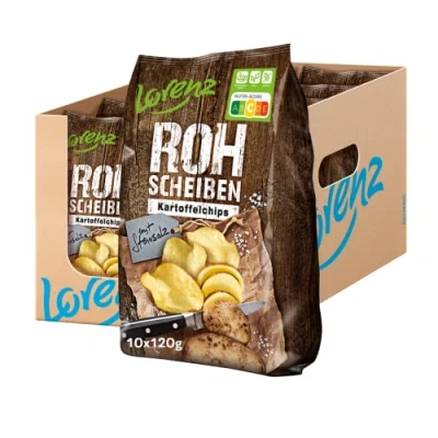 Abbildung von Lorenz Snack World Rohscheiben Steinsalz, 10er Pack (10 x 120 g)