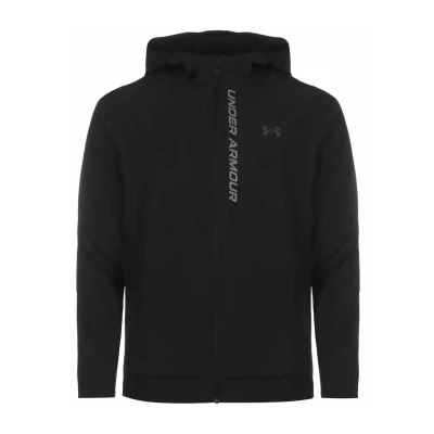 Abbildung von Under Armour Outrun THE Storm LAUF Regenjacke / wasserabweisende Jacke, Herren, Größe: 3XL, Black jet gray reflective