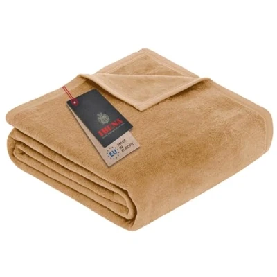 Abbildung von IBENA Wohndecke &quot;Luxus&quot;, verschiedene Größen, unifarbenes Design, Kuscheldecke