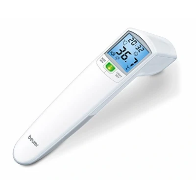 Abbildung von BEURER Infrarot Fieberthermometer FT 100, kontaktloses Stirnthermometer