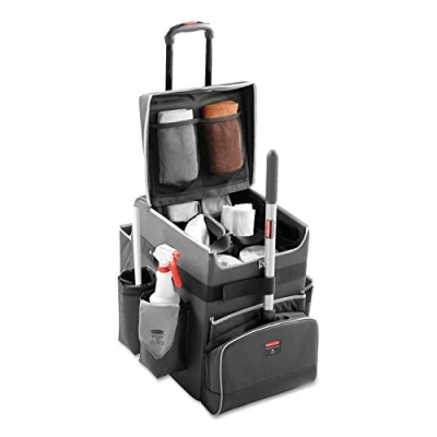 Abbildung von Rubbermaid Commercial Products 1902467 Quick Cart (Small) Dark Grey