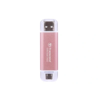 Abbildung von Transcend Portable SSD ESD310P 512GB, 10 Gbit/s, Typ A/Typ C kompatibel PS4/PS5 TS512GESD310P