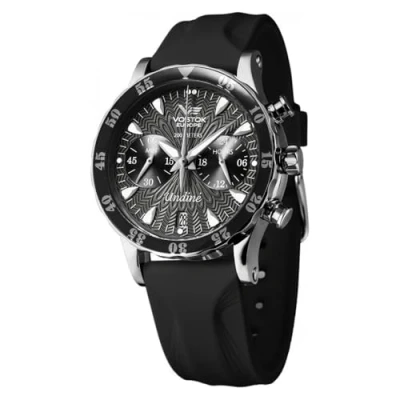 Abbildung von Vostok Europe Herren Analog Quarz Uhr mit Leder Armband FAC09001B0