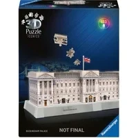 Abbildung von 3D Puzzle Iconics: Buckingham Palace mit Licht