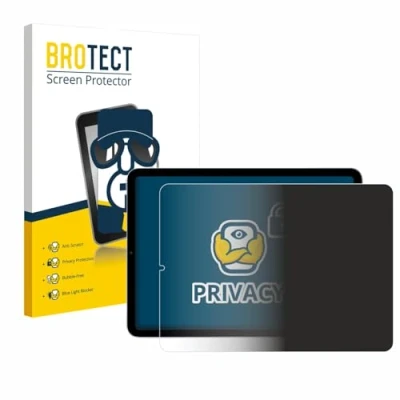 Abbildung von BROTECT Anti Spy Blickschutzfolie für Apple iPad Air 5 WiFi 2022 (5. Gen.) Privacy Screen Protector [Displayschutz, Sichtschutz, Blaulichtfilter]