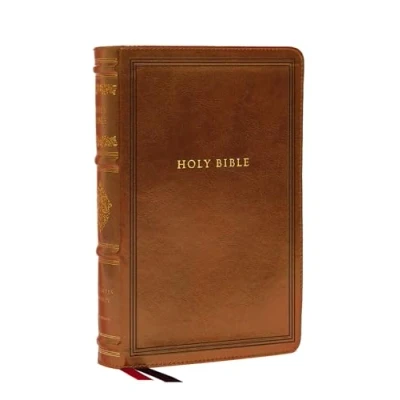 Abbildung von KJV Large Print Reference Bible, Brown Leathersoft, Red Letter, Comfort (Sovereign Collection): Holy King James Version