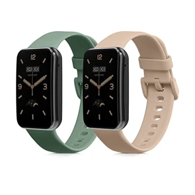 Abbildung von kwmobile 2X Sportarmband kompatibel mit Xiaomi Mi Band 7 Pro Armband Fitnesstracker Set aus TPU Silikon
