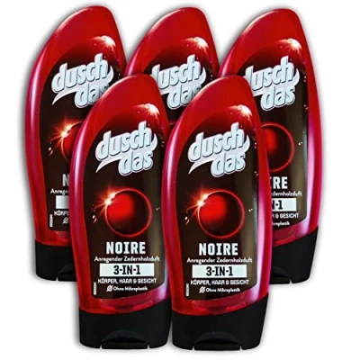 Abbildung von duschdas Noire 2in1 Duschgel &amp; Shampoo 5 x 250ml