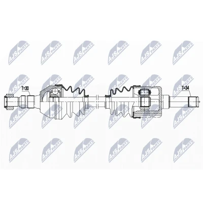 Abbildung von Antriebswelle NTY NPW PL 111
