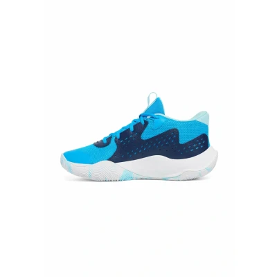 Abbildung von Under Armour JET Basketballschuh, Herren, Größe: 42, Electric blue Leder und textil