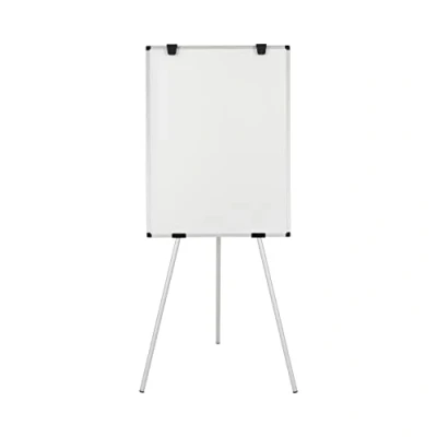 Abbildung von Bi Office Earth Kyoto Dreibein Flipchart, Nicht Magnetisches 70 x 100 cm (Euro Größe), trocken abwischbare Melamin Oberfläche, Aluminiumrahmen