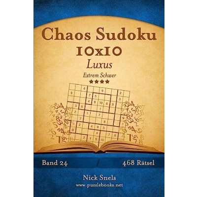 Abbildung von Chaos Sudoku 10x10 Luxus Extrem Schwer Band 24 468 Rätsel