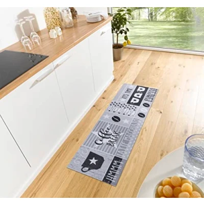 Abbildung von HANSE Home Küchenläufer Its Time For Espresso, rechteckig, Höhe: 3 mm, Läufer, Rutschfest, Küchenteppich, Küche, Teppich, Pflegeleicht