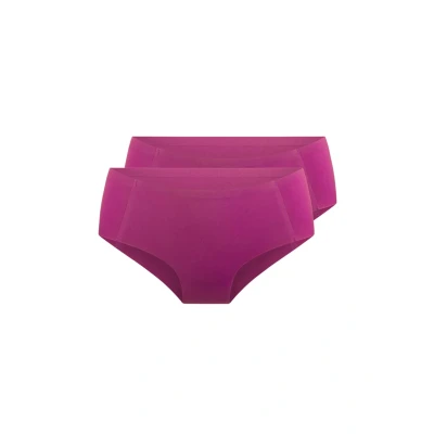 Abbildung von Lingadore Hipster Previous 2PACK Slip, Damen, Größe: XL, Raspberry