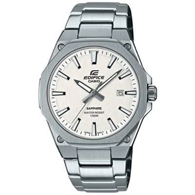 Abbildung von CASIO EDIFICE Quarzuhr EFR S108D 2AVUEF, Armbanduhr, Herrenuhr, Datum, bis 10 bar wasserdicht, Saphirglas